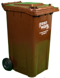 Garden waste bin